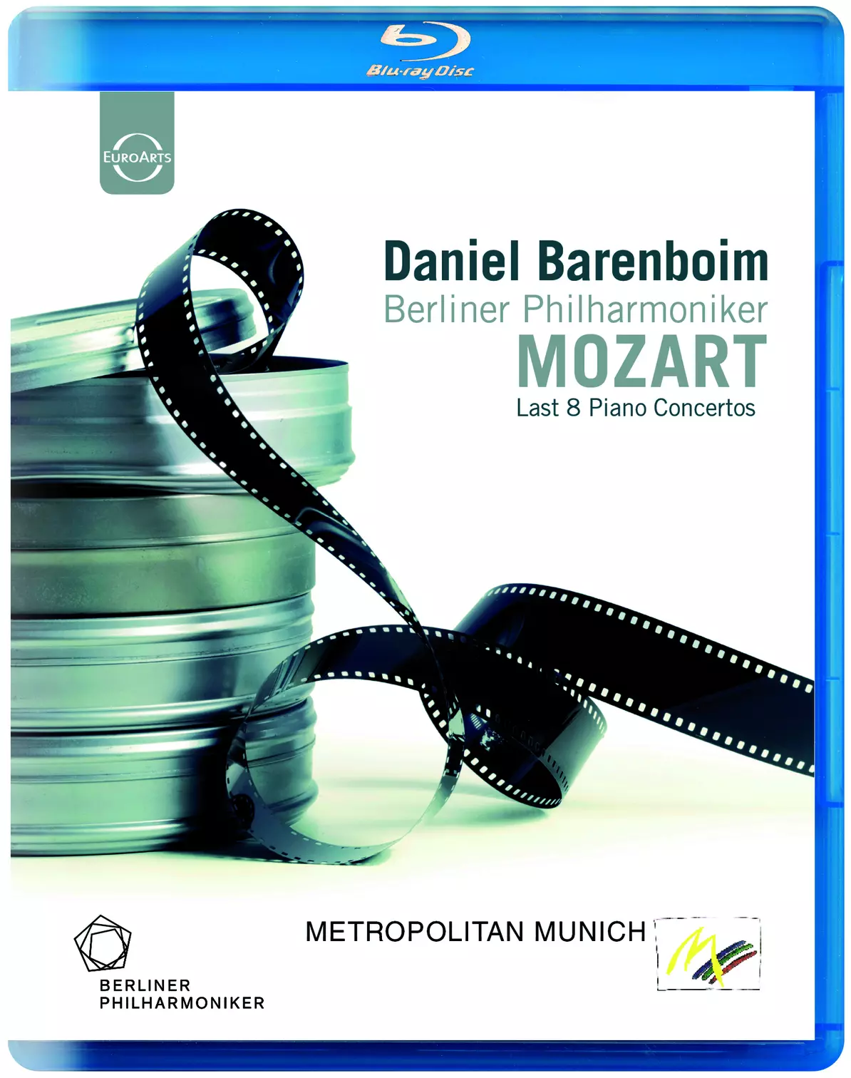 英LP MozartPianoConcertos DanielBarenboim Berliner Philharmoniker - Daniel Barenboim plays Mozart's Piano